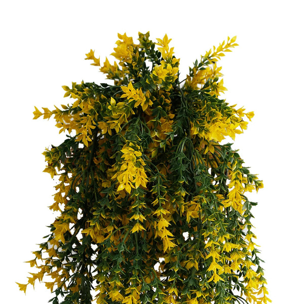 Hanging Yellow & Green Willow Leaf Vine – UV & Fire Rated (20cm x 76cm) — gallery image 4