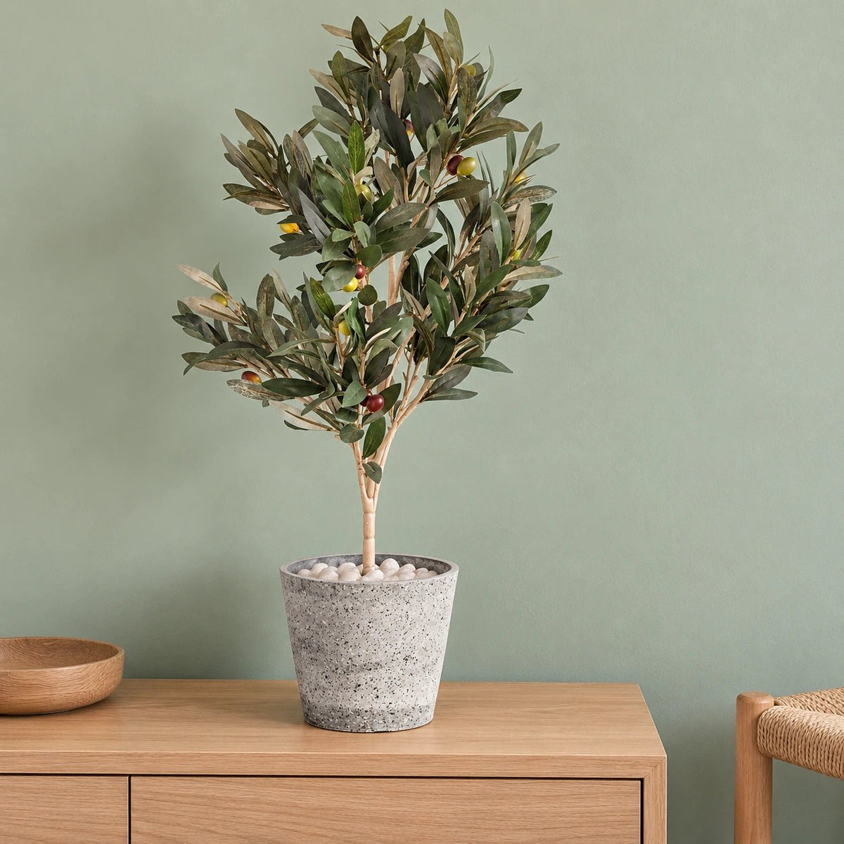 Imitation Grey Stone Pot 20cm - Designer Vertical Gardens Pots