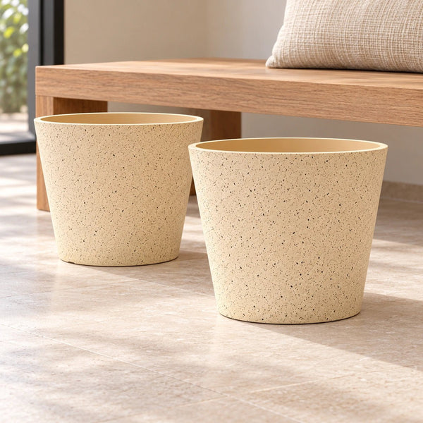 Imitation Stone (White / Cream) Pot 40cm — gallery image 5