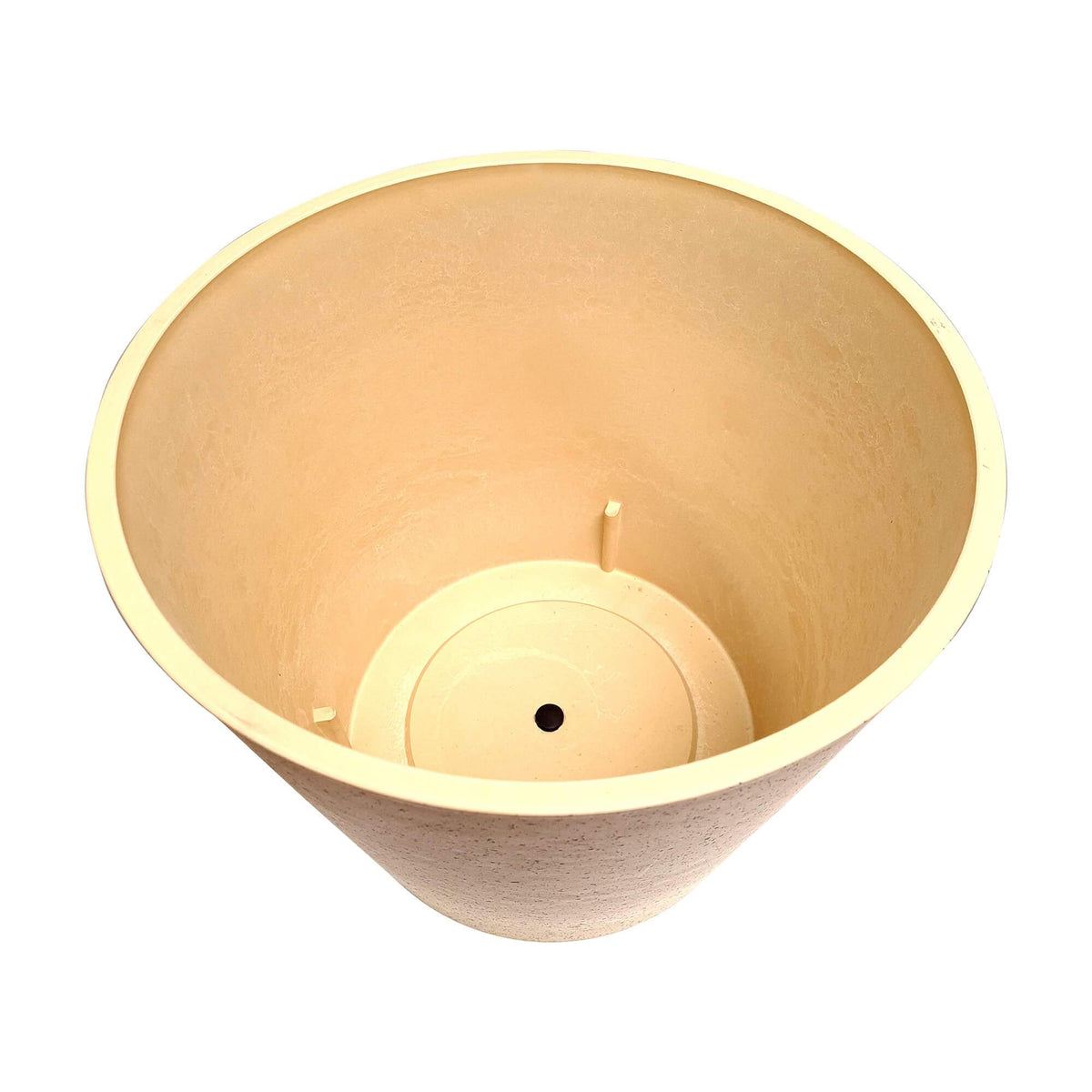 Imitation Stone (White / Cream) Pot 40cm — gallery image