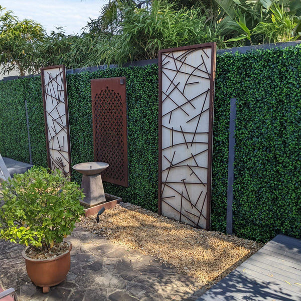 Jasmine Artificial Hedge Panel 1m x 1m – SGS UV Resistant - image 16