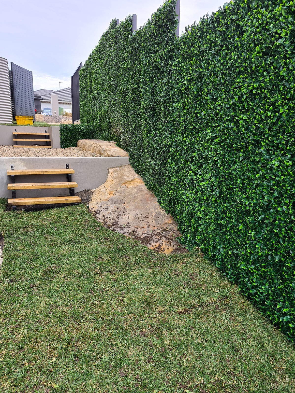 Jasmine Artificial Hedge Panel 1m x 1m – SGS UV Resistant — gallery image