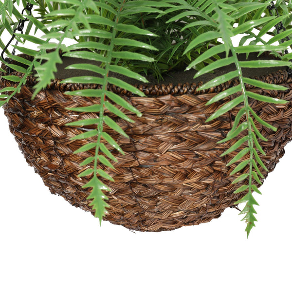 Large Artificial Hanging Basket (Fern Hanging Basket) — gallery image 4