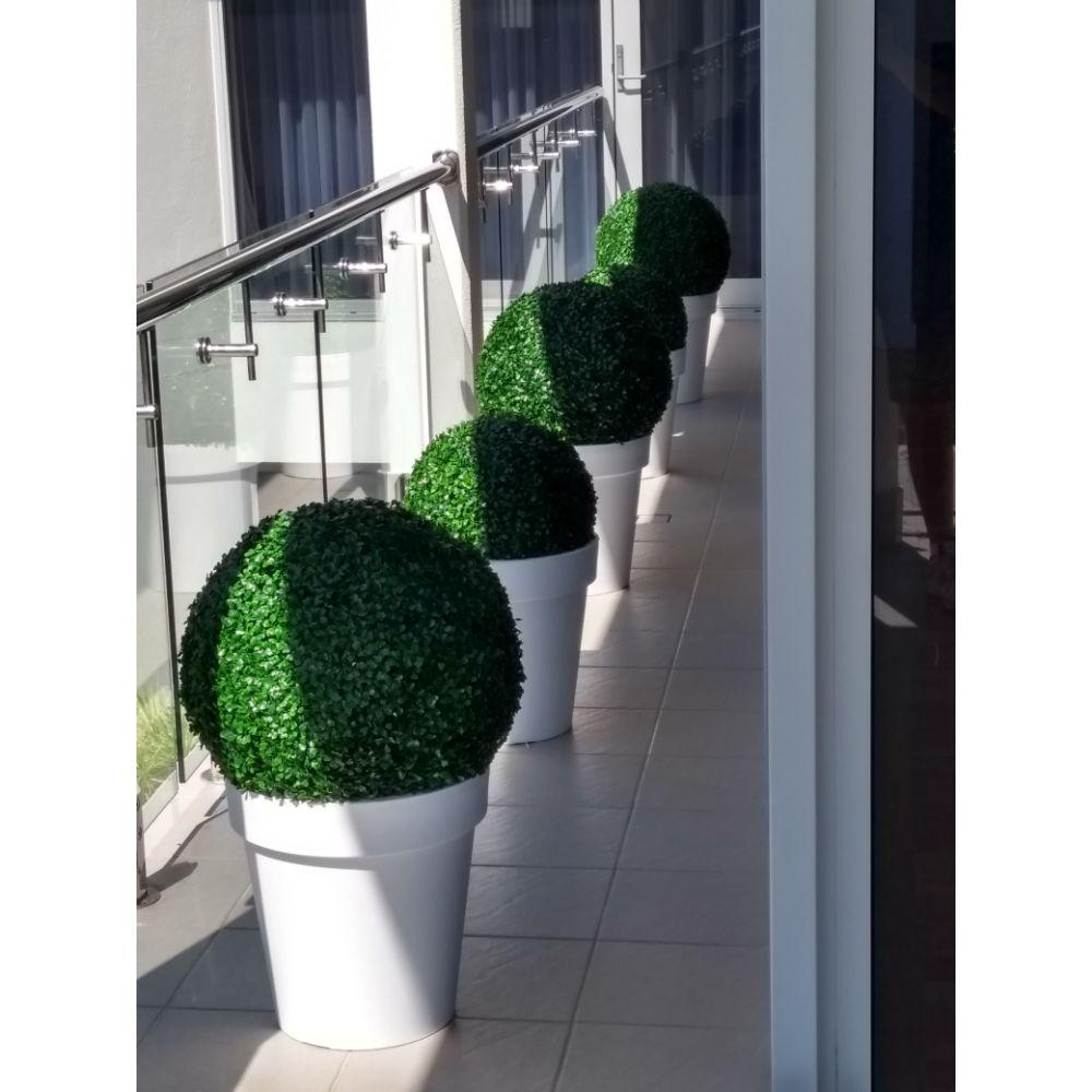 Large Artificial UV Resistant Boxwood Topiary Ball 44cm — UV resistant artificial plant