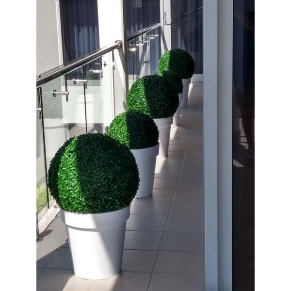 Large Artificial UV Resistant Boxwood Topiary Ball 44cm — gallery image 3
