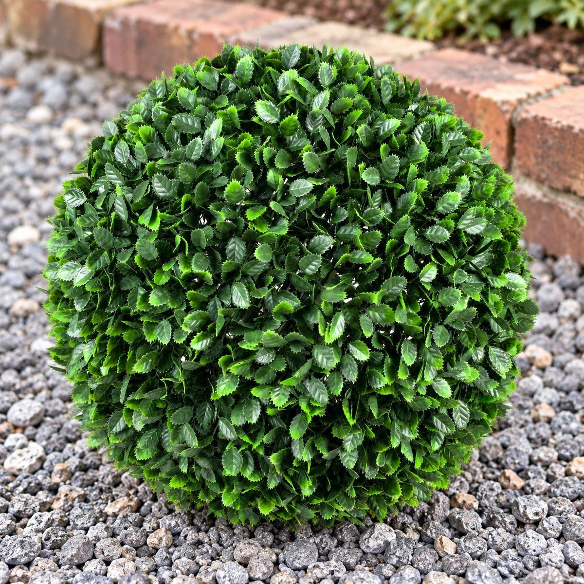 Large Artificial UV Resistant Rose Topiary Ball 44cm - Designer Vertical Gardens artificial green wall sydney Artificial Green Walls