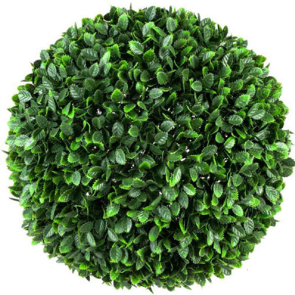 Large Artificial UV Resistant Rose Topiary Ball 44cm - Designer Vertical Gardens artificial green wall sydney Artificial Green Walls