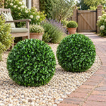 Large Artificial UV Resistant Rose Topiary Ball 44cm - Designer Vertical Gardens artificial green wall sydney Artificial Green Walls