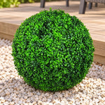 Large Green Leaf Buxus Faulkner Faux Topiary Ball UV Resistant 48cm - Designer Vertical Gardens artificial garden wall plants artificial green wall installation