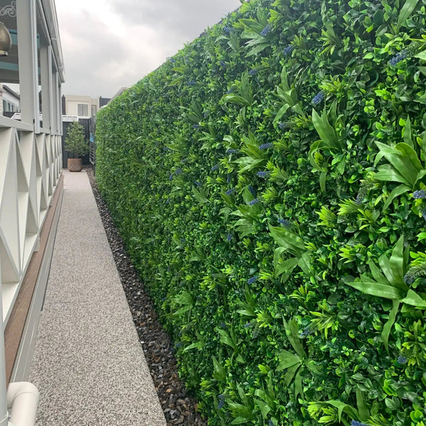 Lavender Artificial Green Wall 1m x 1m - UVTEX Certified UV Resistant - image 7