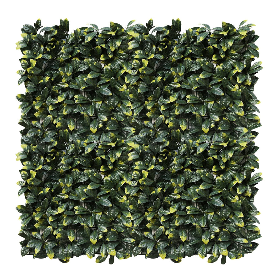 Lemon Leaf Artificial Hedge Panel 1m x 1m – SGS UV Resistant