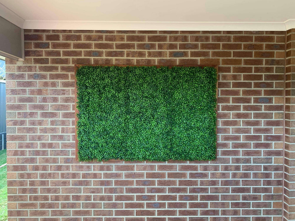 Light English Boxwood Artificial Hedge Panel 1m x 1m – SGS UV Resistant — gallery image 8