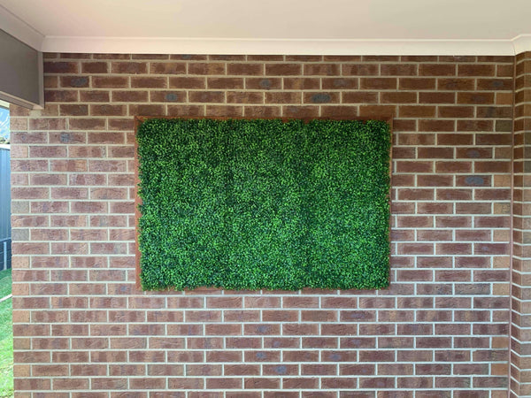 Light English Boxwood Artificial Hedge Panel 1m x 1m – SGS UV Resistant — gallery image 8