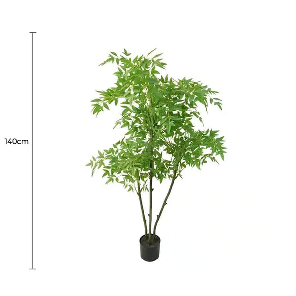 Luscious Premium Artificial Nandina Tree (Sacred Bamboo) 140cm — gallery image 4