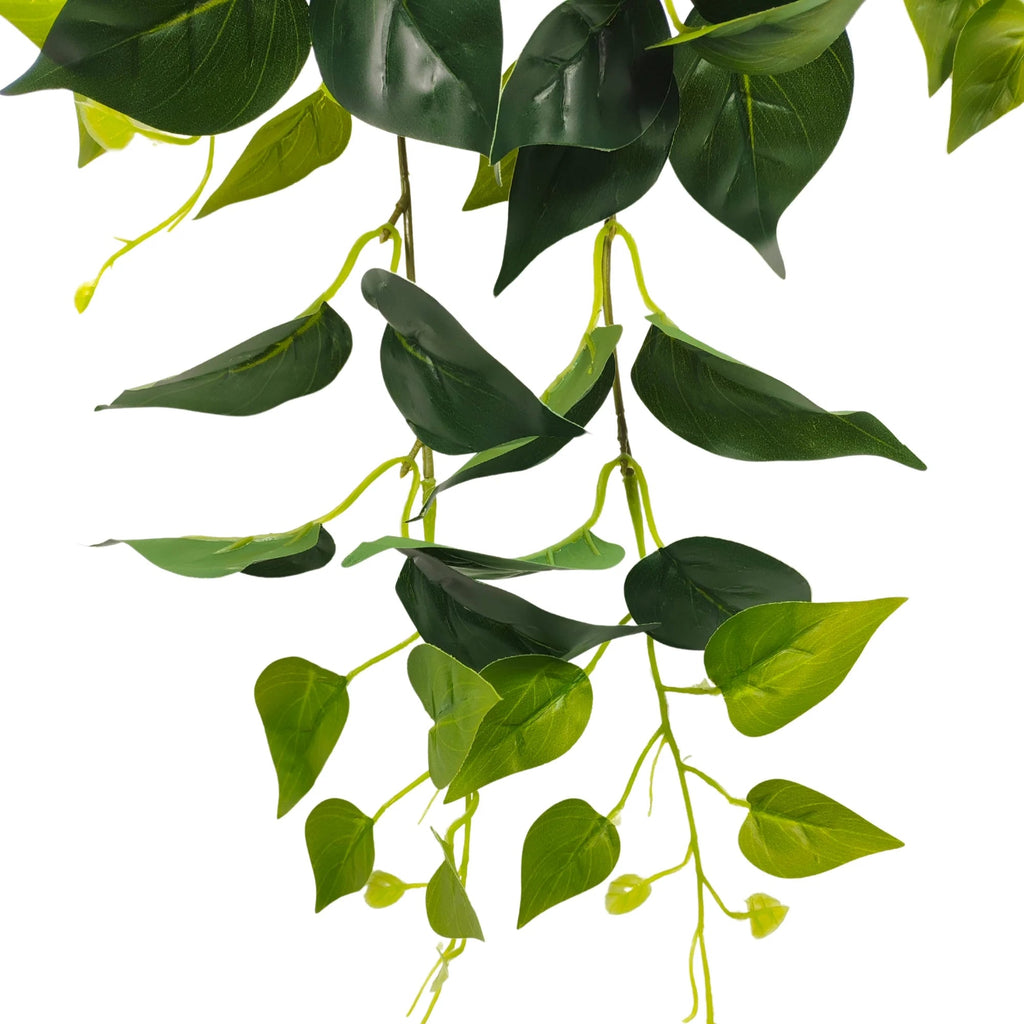 Lush Hanging Philodendron Trail – UV Protected Greenery (110cm)
