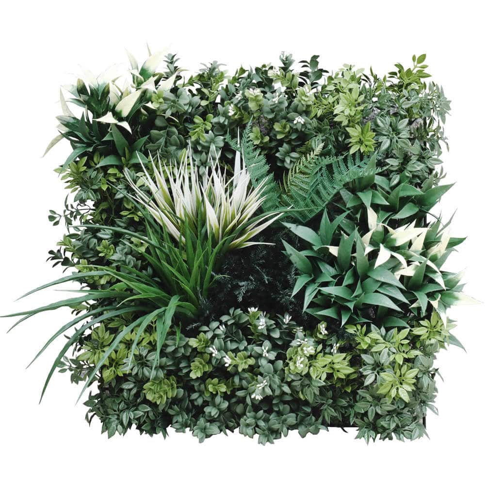 Luxury Bespoke Vertical Garden Sample Panel 45cm x 45cm – SGS UV Resistant - Designer Vertical Gardens artificial garden wall plants artificial green wall australia