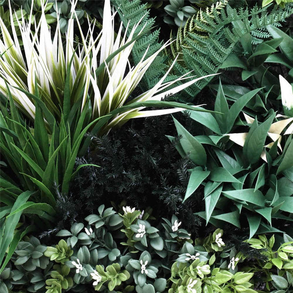 Luxury Bespoke Vertical Garden Sample Panel 45cm x 45cm – SGS UV Resistant — detail view