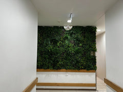 Luxury Country Fern Artificial Vertical Garden / Green Wall 100cm x 100cm UV Resistant