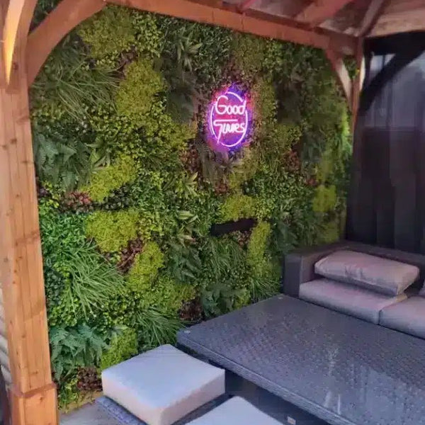 Luxury Country Fern Vertical Garden Green Wall Panel 1m x 1m – SGS UV Resistant - image 25
