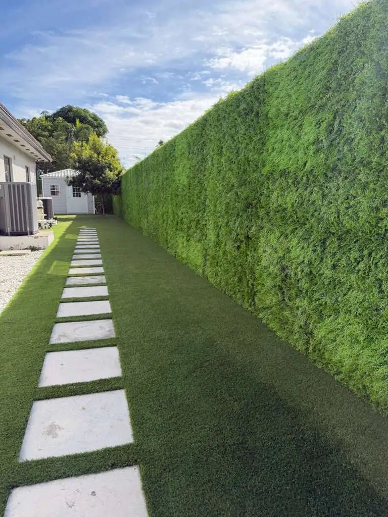 Luxury Dense Fern Vertical Garden Green Wall Panel 1m x 1m – SGS UV Resistant - Designer Vertical Gardens artificial garden wall plants artificial green wall australia