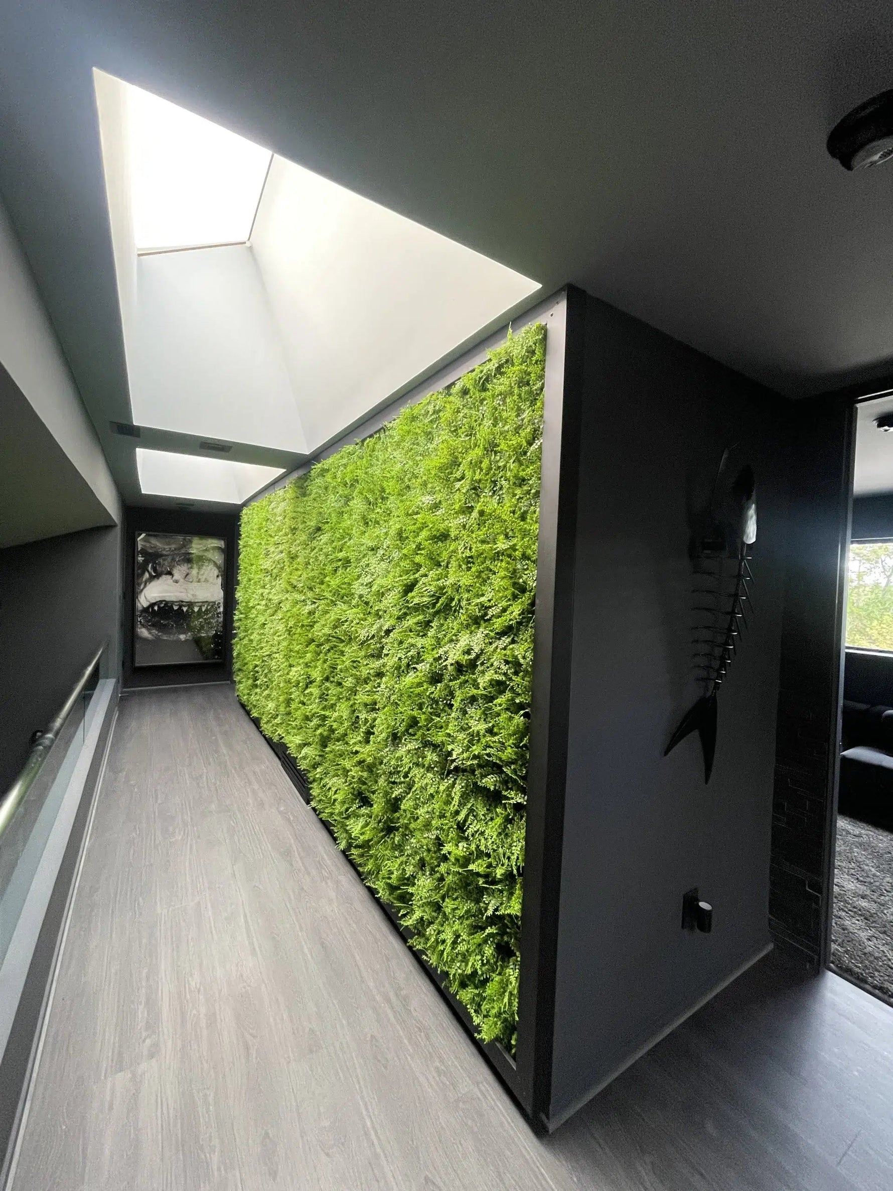 Luxury Dense Fern Vertical Garden Green Wall Panel 1m x 1m – SGS UV Resistant - Designer Vertical Gardens artificial garden wall plants artificial green wall australia