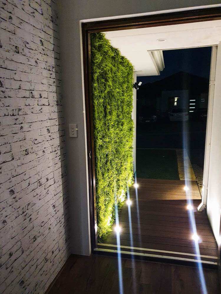 Luxury Dense Fern Vertical Garden Green Wall Panel 1m x 1m – SGS UV Resistant - Designer Vertical Gardens artificial garden wall plants artificial green wall australia
