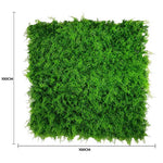 Luxury Dense Fern Vertical Garden Green Wall Panel 1m x 1m – SGS UV Resistant - Designer Vertical Gardens artificial garden wall plants artificial green wall australia