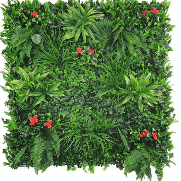 Luxury Elegant Red Rose Vertical Garden Green Wall Panel 1m x 1m – SGS UV Resistant - image 3