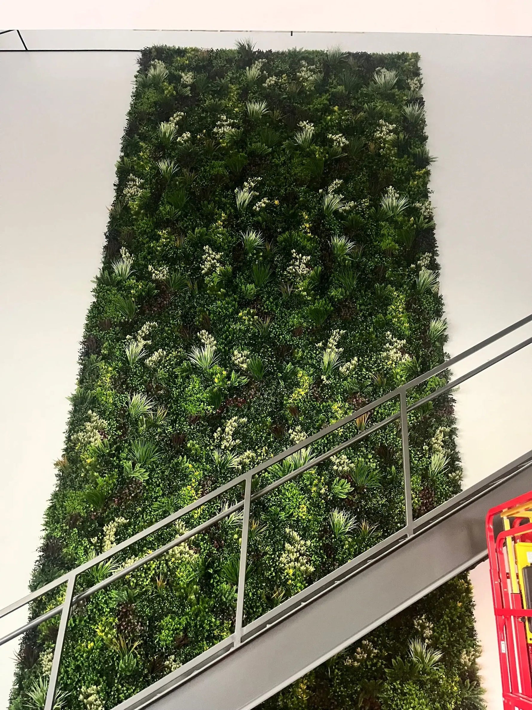Luxury Evergreen Rainforest Recycled Vertical Garden Green Wall Panel 1m x 1m – SGS UV Resistant - Designer Vertical Gardens artificial garden wall plants artificial green wall australia