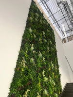 Luxury Evergreen Rainforest Recycled Vertical Garden Green Wall Panel 1m x 1m – SGS UV Resistant - Designer Vertical Gardens artificial garden wall plants artificial green wall australia