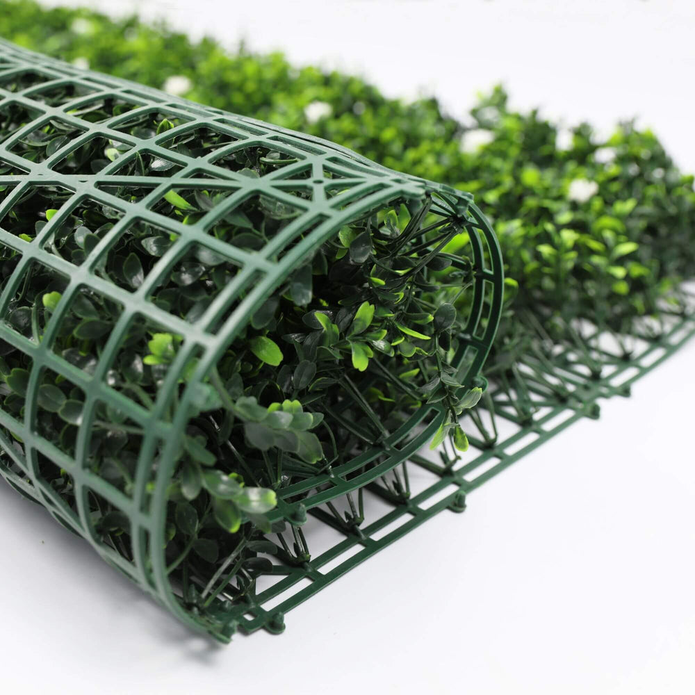 Luxury Flowering Buxus Artificial Hedge Panel 1m x 1m – SGS UV Resistant — gallery image 12