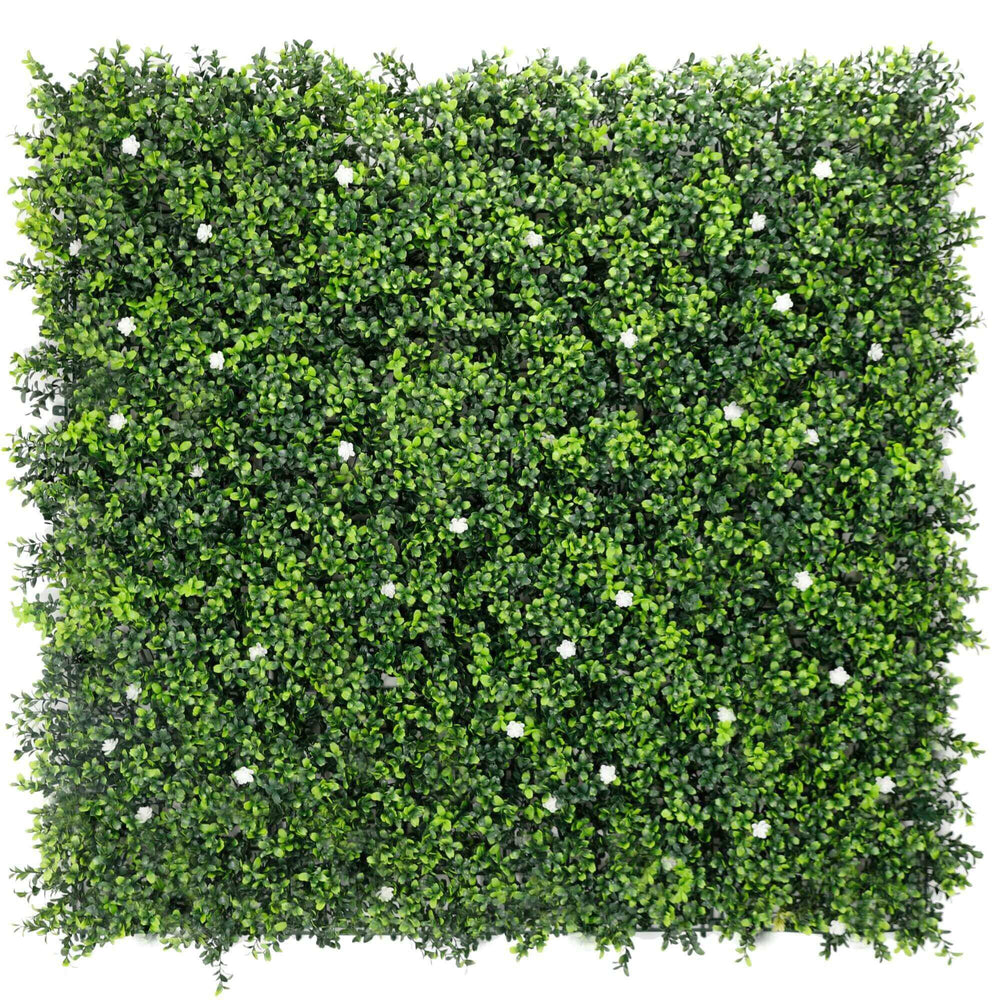 Luxury Flowering Buxus Artificial Hedge Panel 1m x 1m – SGS UV Resistant — gallery image 8