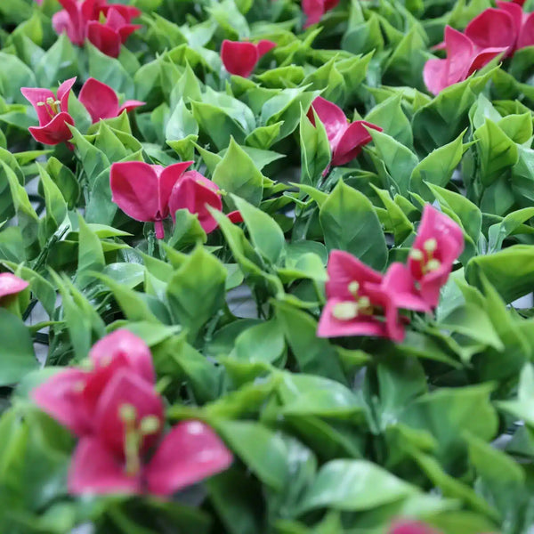 Luxury Flowering Pink Vertical Garden Green Wall Panel 1m x 1m – SGS UV Resistant — gallery image 5