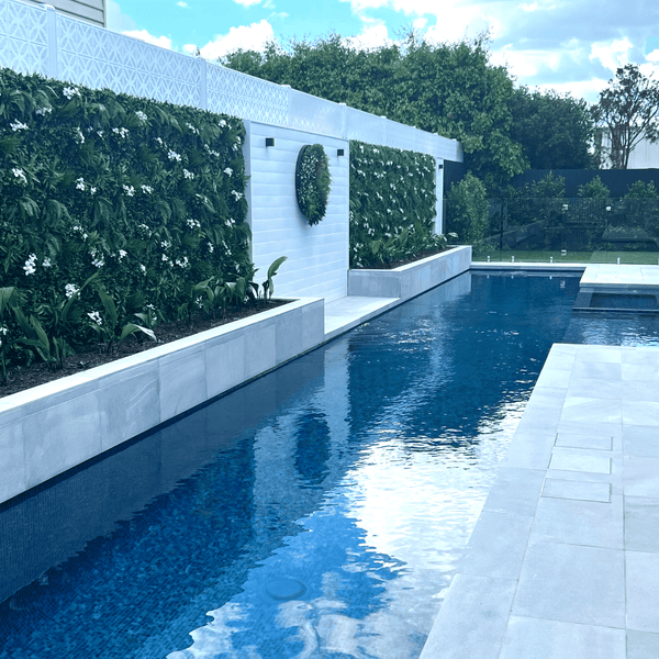 Luxury Flowering White Jasmine Vertical Garden Green Wall Panel 1m x 1m – SGS UV Resistant — gallery image 14