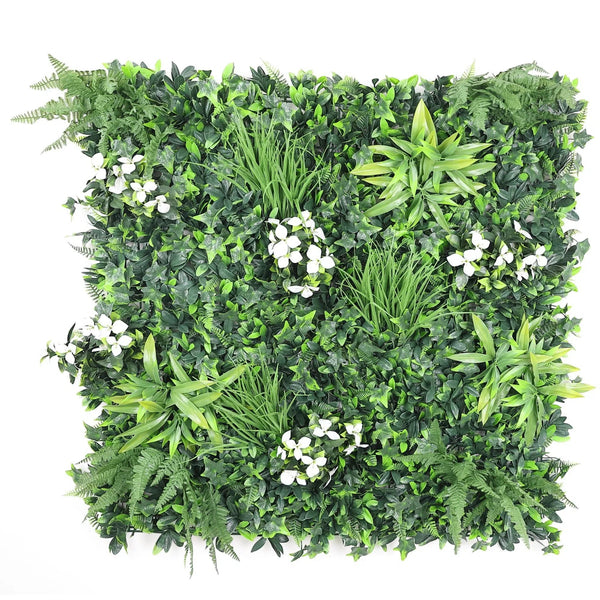 Luxury Flowering White Jasmine Vertical Garden Green Wall Panel 1m x 1m – SGS UV Resistant - image 2