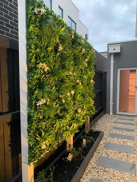 Luxury Flowering White Jasmine Vertical Garden Green Wall Panel 1m x 1m – SGS UV Resistant — gallery image 9