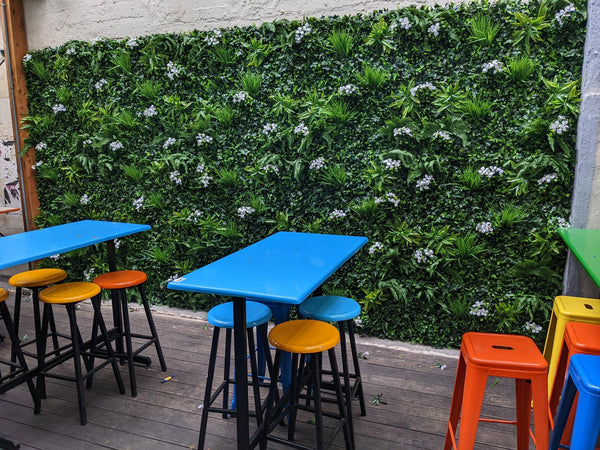 Luxury Flowering White Jasmine Vertical Garden Green Wall Panel 1m x 1m – SGS UV Resistant — gallery image 16