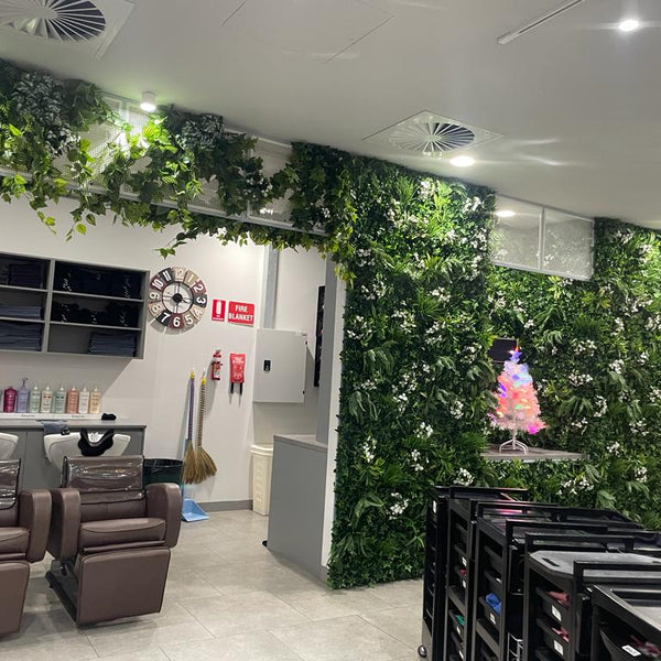 Luxury Flowering White Jasmine Vertical Garden Green Wall Panel 1m x 1m – SGS UV Resistant - image 17