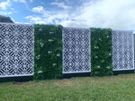 Luxury Flowering White Jasmine Vertical Garden Green Wall Panel 1m x 1m – SGS UV Resistant - Designer Vertical Gardens artificial garden wall plants artificial green wall australia