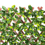 Luxury Jasmine Artificial Hedge Trellis Screen 2m x 1m – SGS UV Resistant - Designer Vertical Gardens artificial green walls for balconies artificial green walls for home