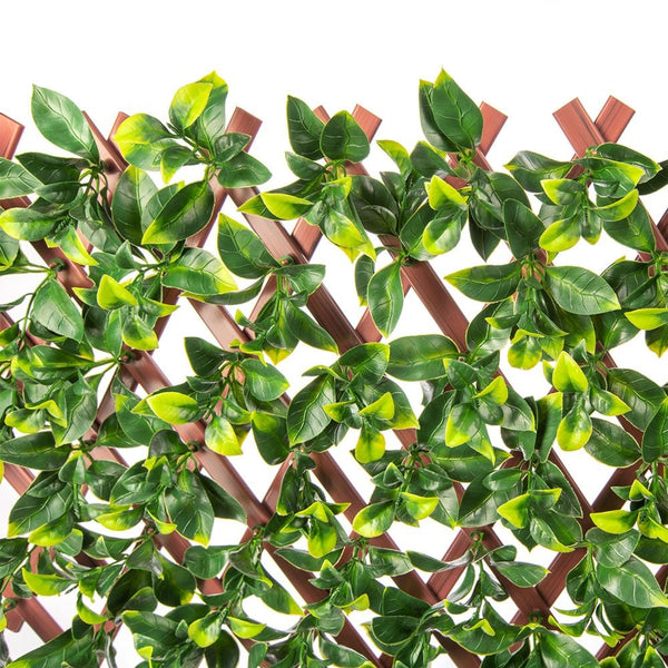 Luxury Jasmine Artificial Hedge Trellis Screen 2m x 1m – SGS UV Resistant - image 9