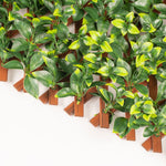 Luxury Jasmine Artificial Hedge Trellis Screen 2m x 1m – SGS UV Resistant - Designer Vertical Gardens artificial green walls for balconies artificial green walls for home