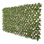 Luxury Jasmine Artificial Hedge Trellis Screen 2m x 1m – SGS UV Resistant - Designer Vertical Gardens artificial green walls for balconies artificial green walls for home