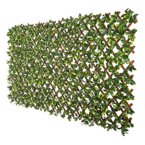 Luxury Jasmine Artificial Hedge Trellis Screen 2m x 1m – SGS UV Resistant - image 5