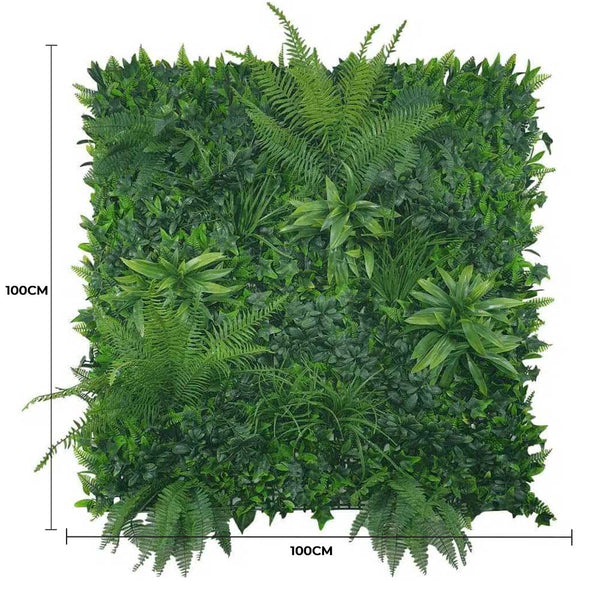Luxury Jungle Fern Vertical Garden Green Wall Panel 1m x 1m – SGS UV Resistant - image 3