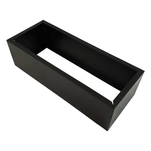 Luxury Modern Black Metal Planter Medium — gallery image