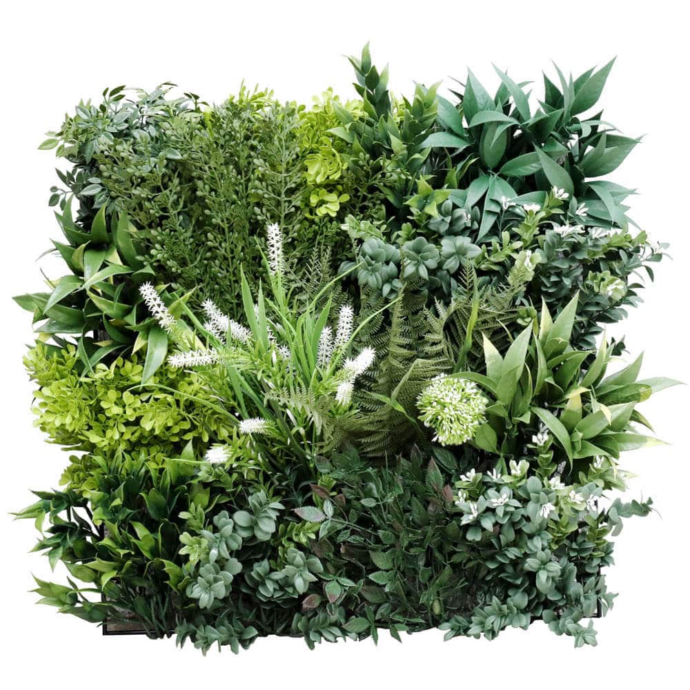 Luxury Platinum Garden of Eden Sample Panel 45cm x 45cm – SGS UV Resistant - Designer Vertical Gardens artificial garden wall plants artificial green wall australia