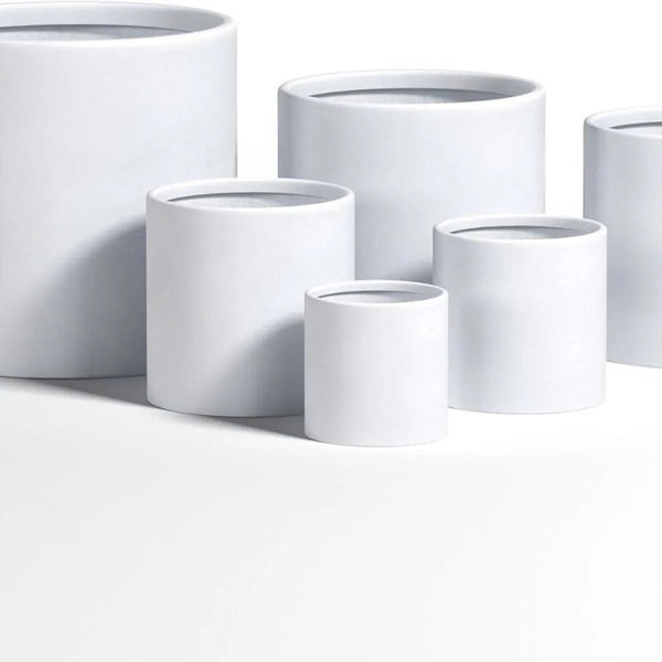 Luxury Round Matt White Planter Set of 6 | Premium Pot Range - image 1
