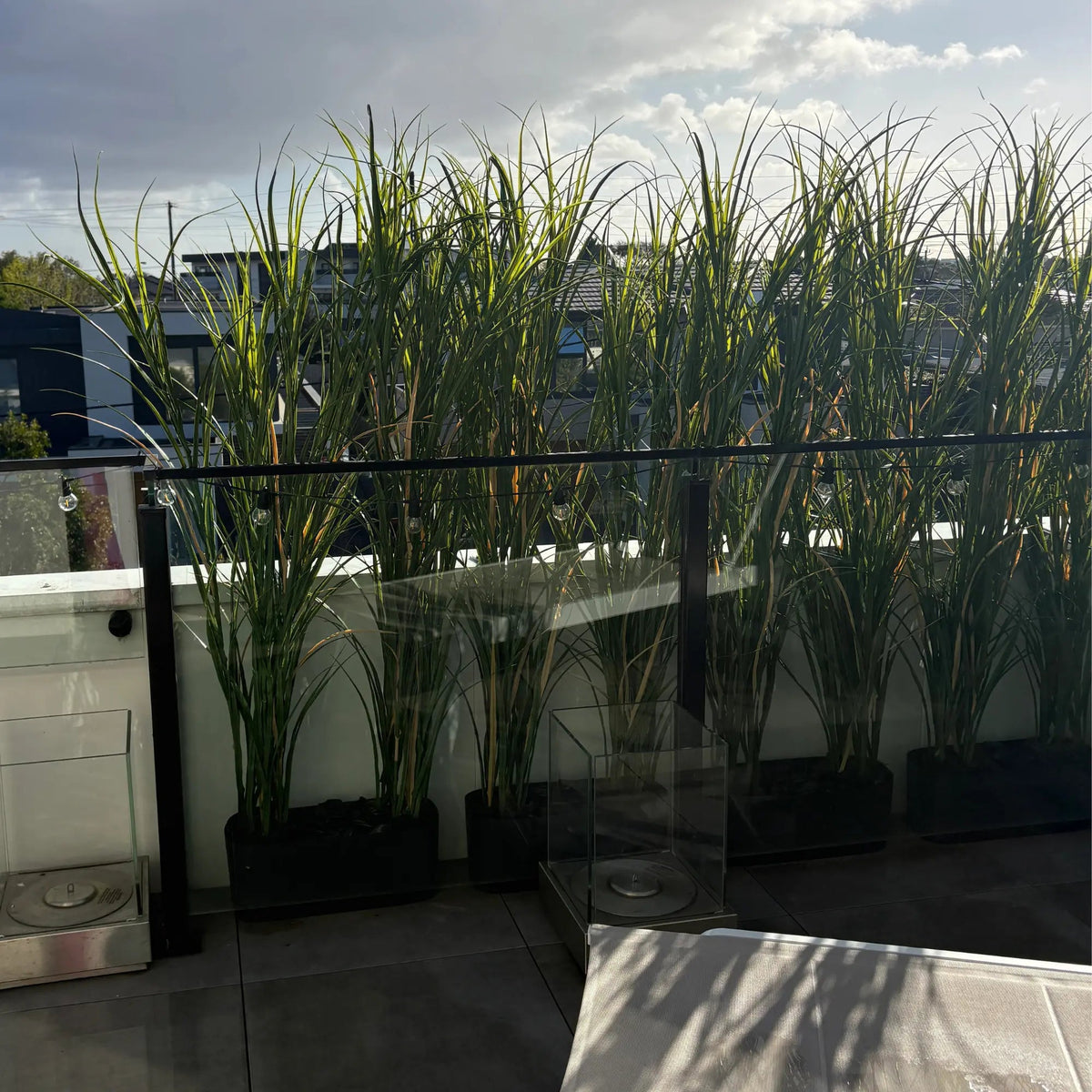 Luxury Tall Potted Artificial Grass Plant UV Proof 180cm - Designer Vertical Gardens Articial Trees Artificial Plants