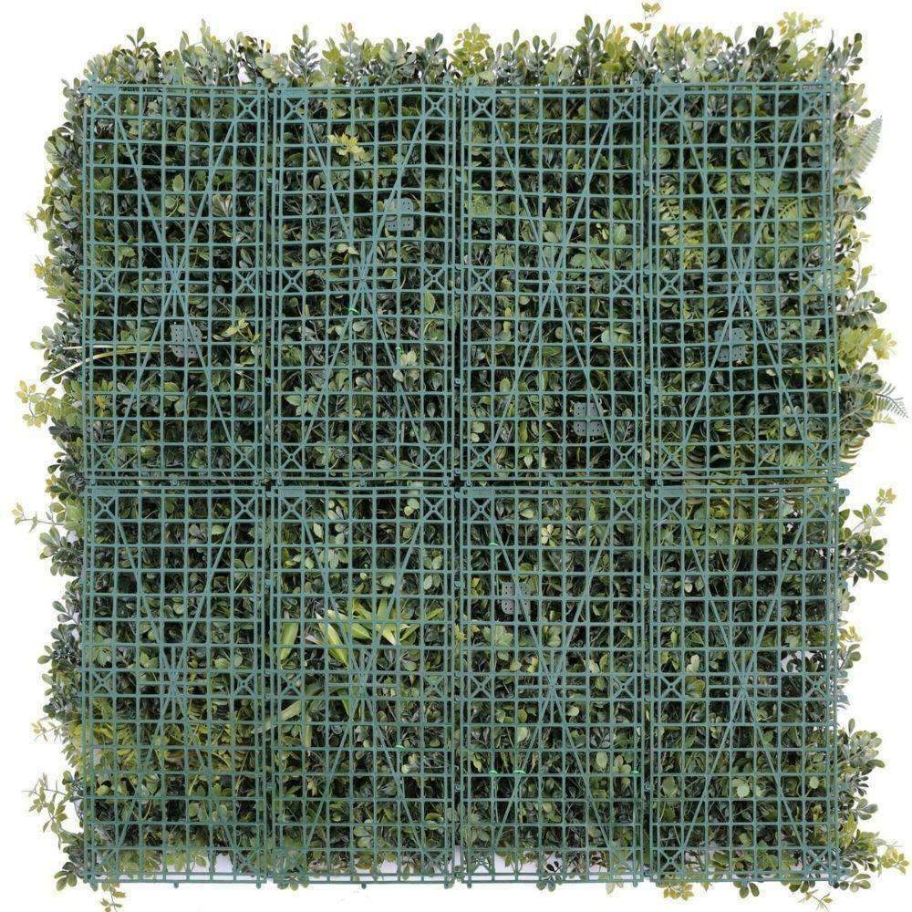 Luxury Vista Green Vertical Garden Green Wall Panel 1m x 1m – SGS UV Resistant - Designer Vertical Gardens artificial garden wall artificial garden wall plants